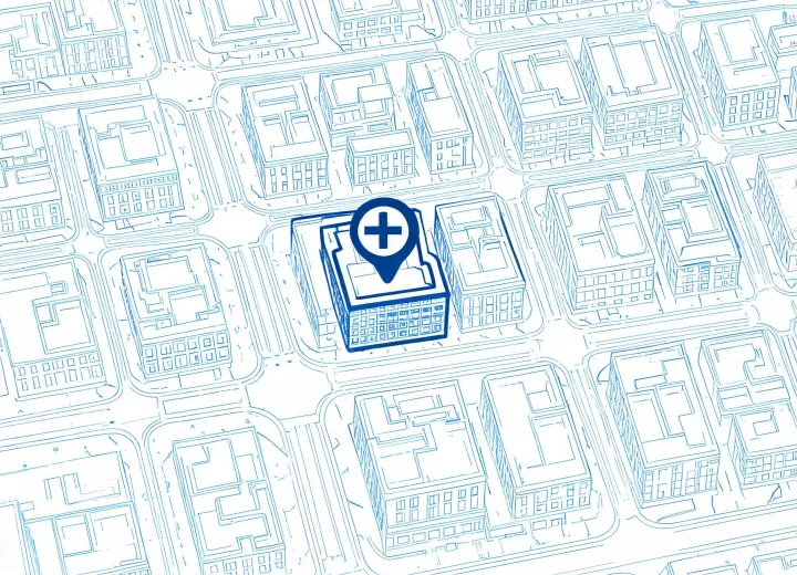 Ledvance specification support office map illustration