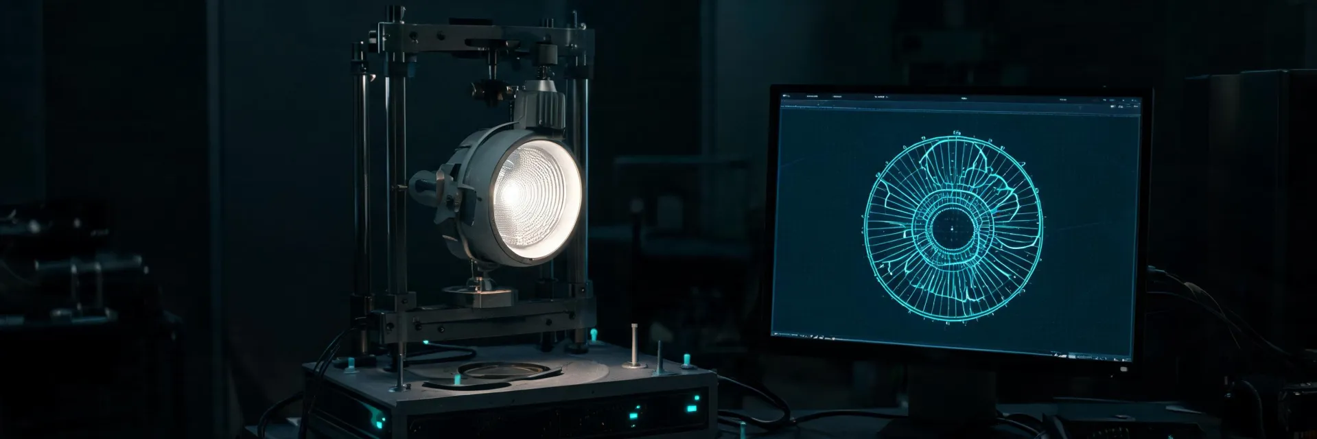 Photometric laboratory and lighting distribution analysis
